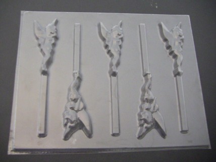 463sp Twinkle Fairy Chocolate Candy Lollipop Mold